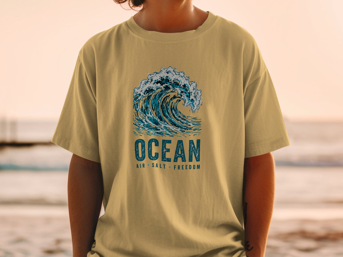 Yellow t-shirt with a