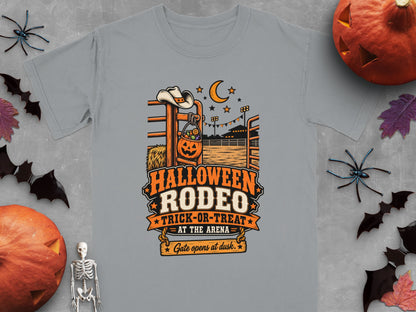 Halloween Rodeo Trick-or-Treat at the Arena gate opens at dusk.