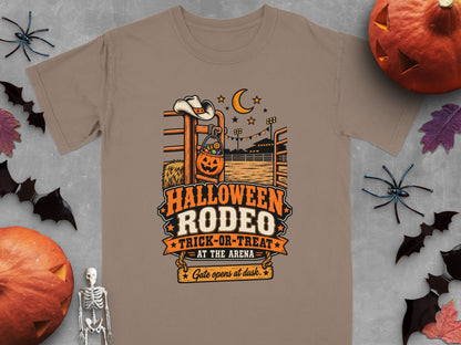 Halloween Rodeo Trick-or-Treat at the Arena gate opens at dusk graphic.