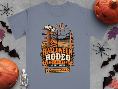 Halloween Rodeo Trick-or-Treat at the Arena gate opens at dusk graphic.