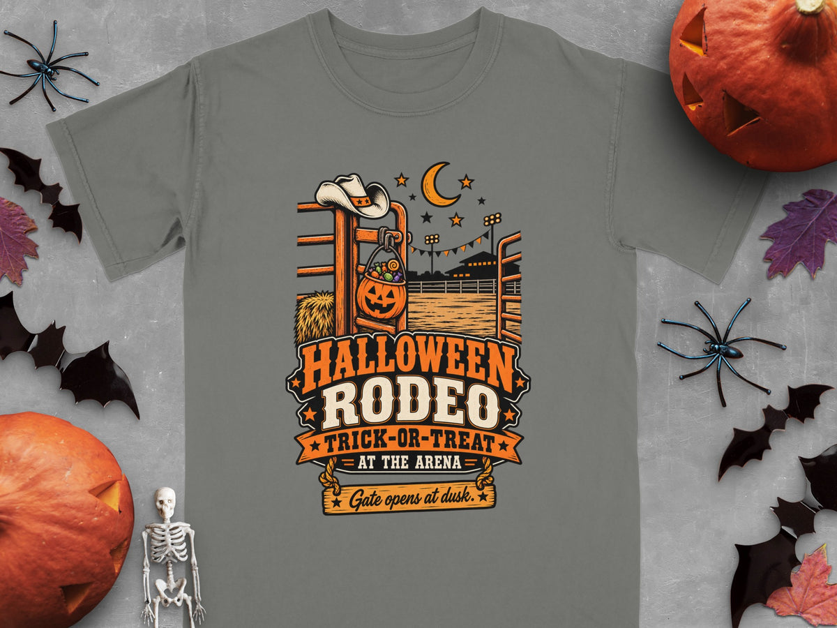 Halloween Rodeo Trick-or-Treat at the Arena, gate opens at dusk graphic.