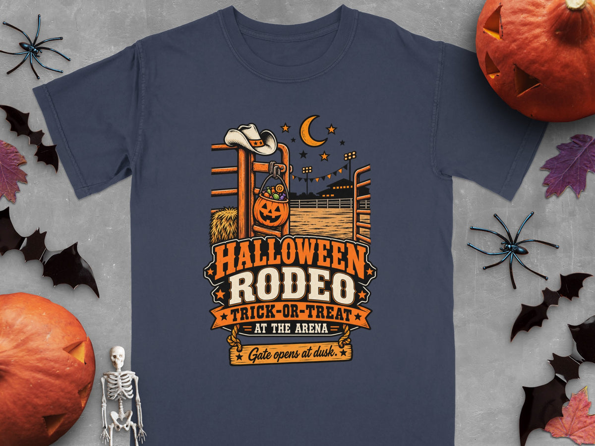 Halloween Rodeo Trick-or-Treat at the Arena gate opens at dusk graphic.