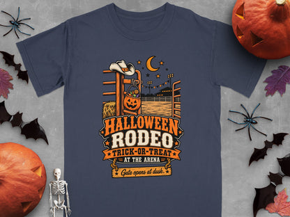 Halloween Rodeo Trick-or-Treat at the Arena gate opens at dusk graphic.